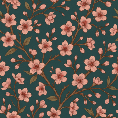 Midnight Sakura Wallpaper