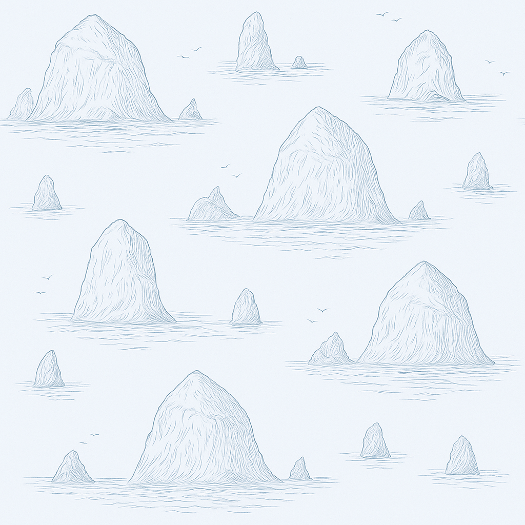 Haystack Rock Wallpaper