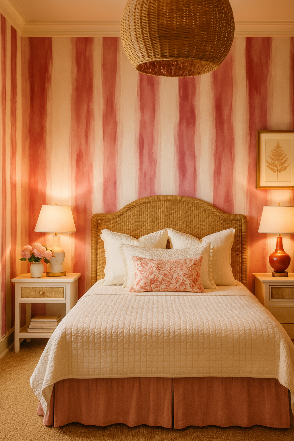 Crimson Veil Wallpaper