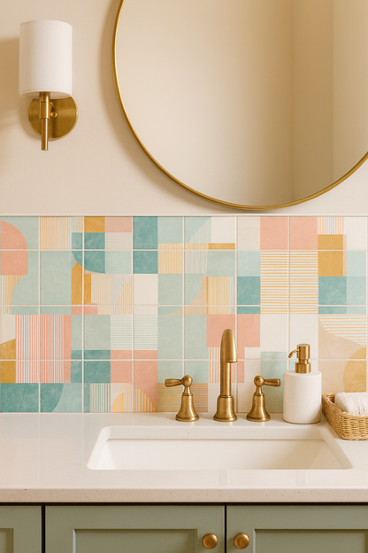 Palm Springs Mosaic Wallpaper
