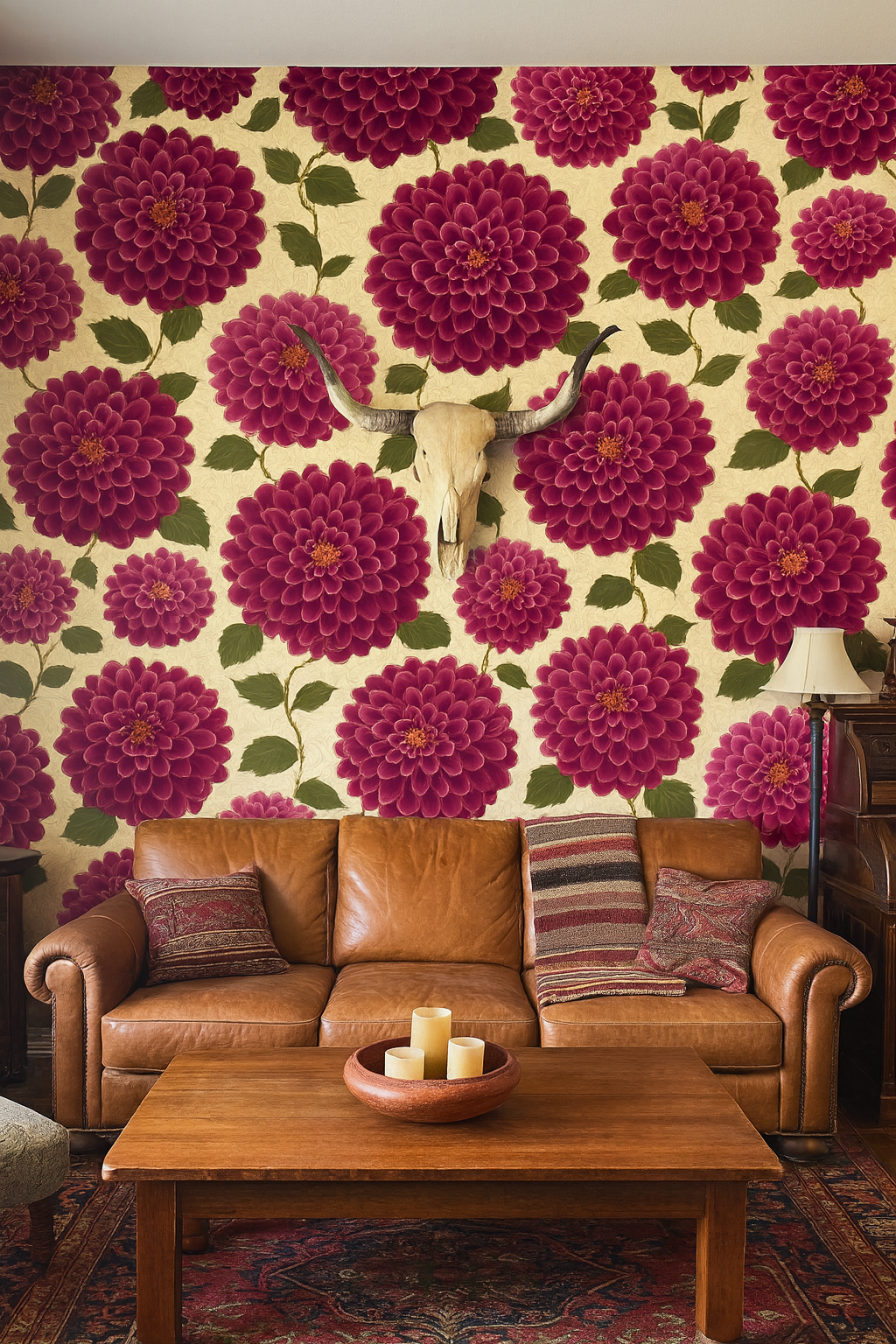 Dahlia Drama Wallpaper