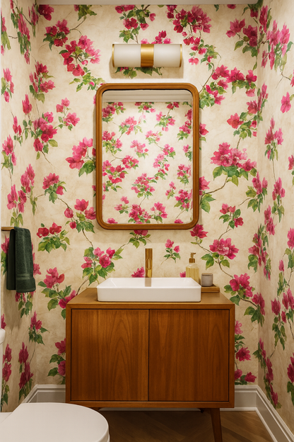 Bougainvillea Waltz Wallpaper