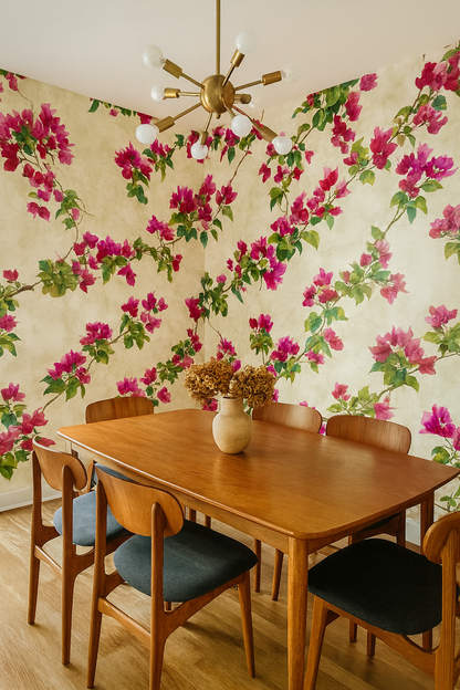 Bougainvillea Waltz Wallpaper