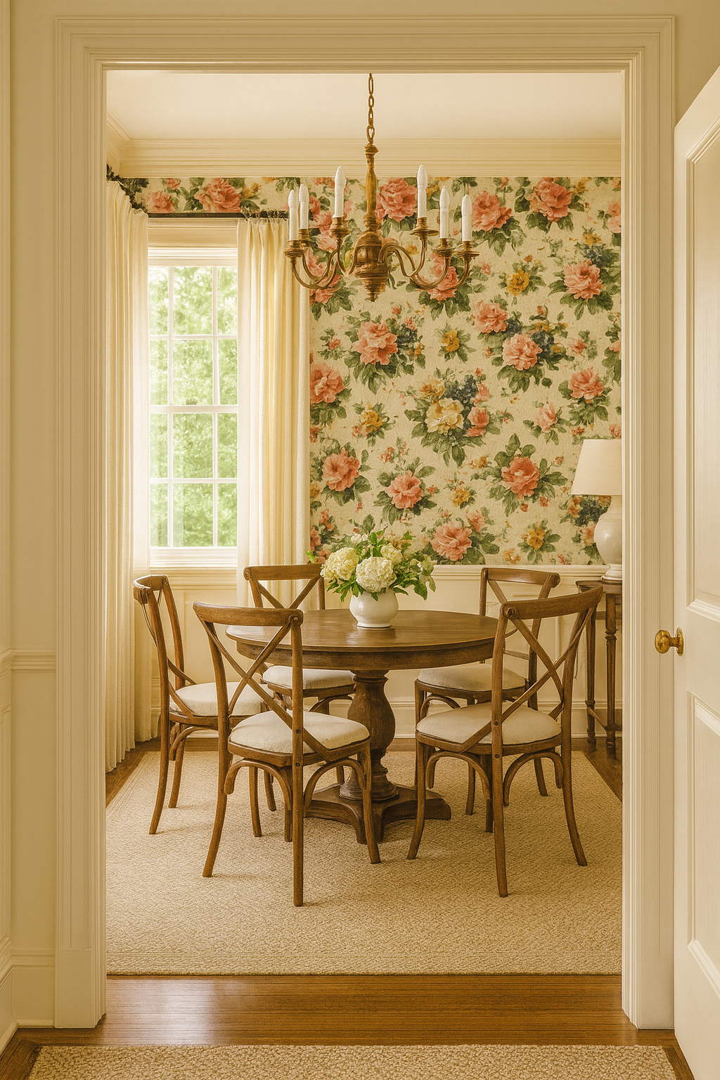 Painted Botanica Wallpaper