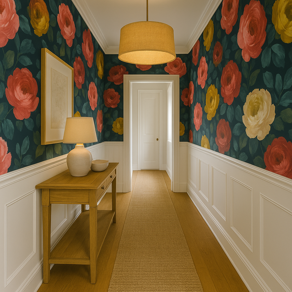 Coral Bloomscape Wallpaper