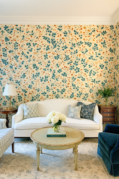 Wildberry Tangle Wallpaper