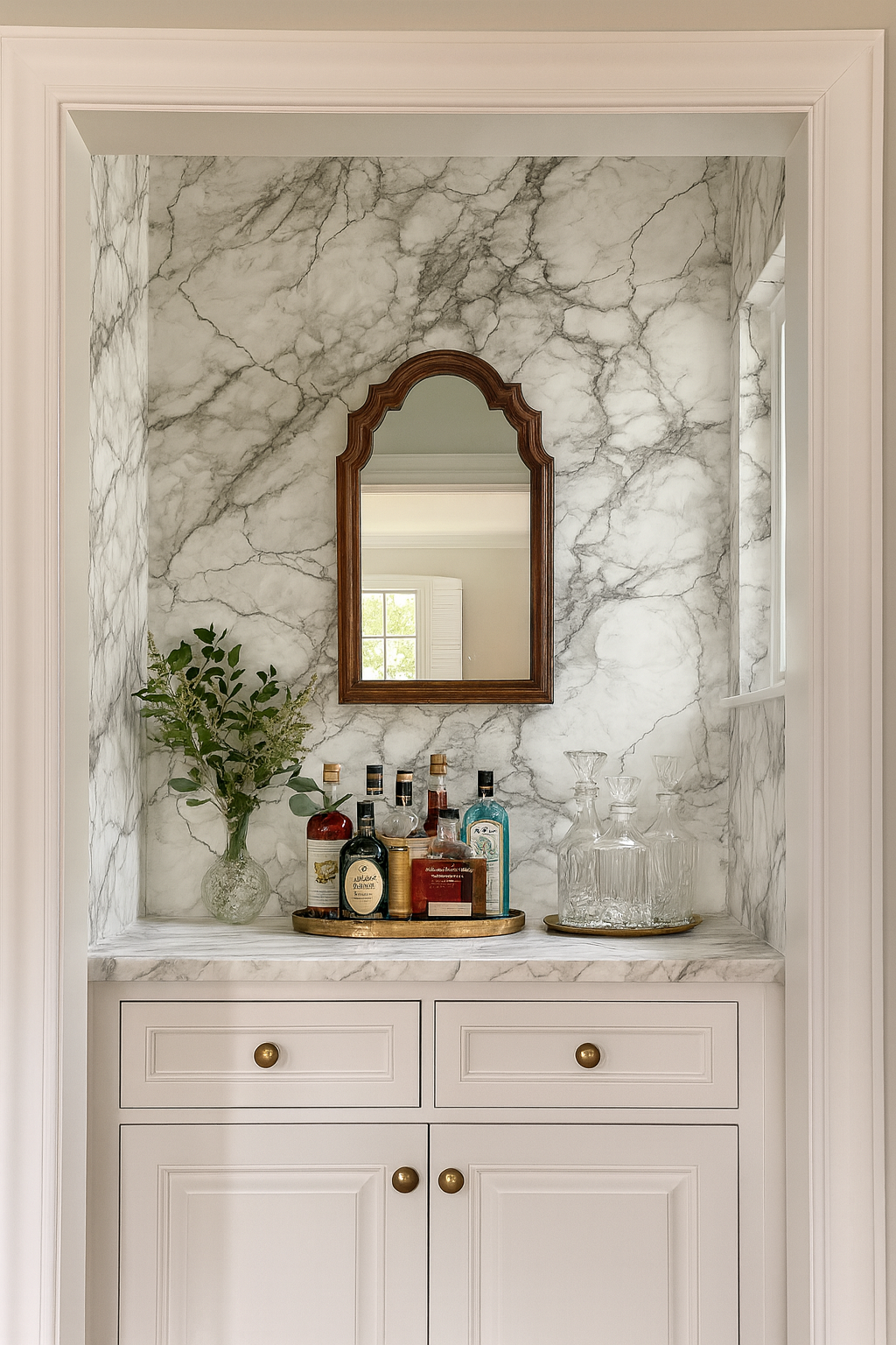 Carrara Veil Wallpaper