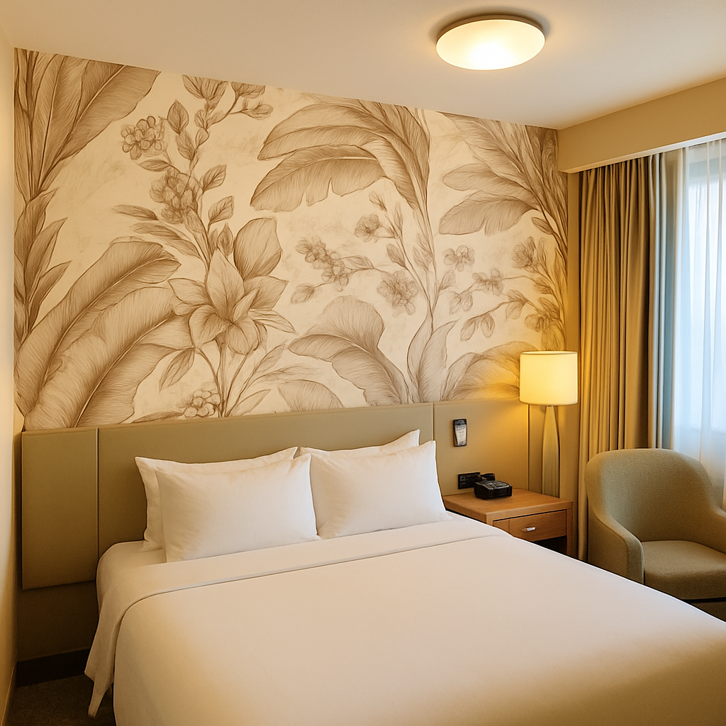 Sepia Botanica Wallpaper