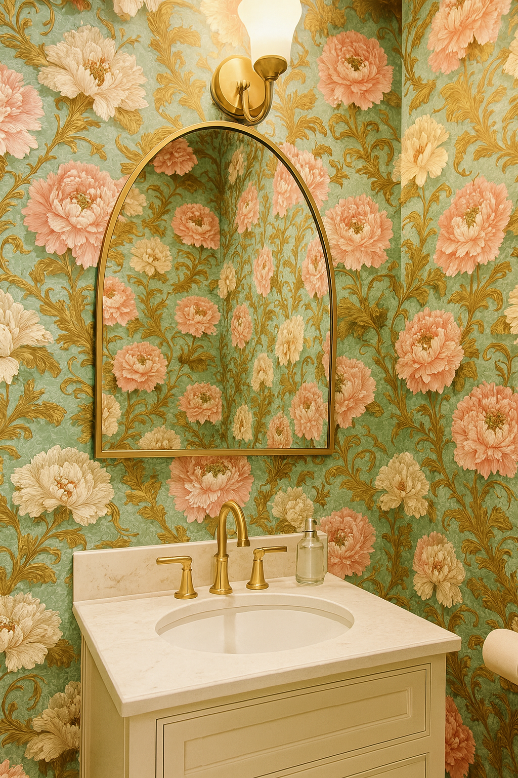 Victorian Bloomscape Wallpaper