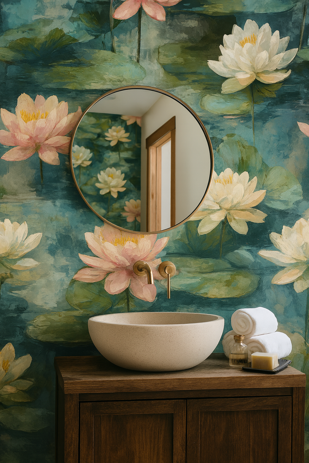 Stillwater Petals Wallpaper