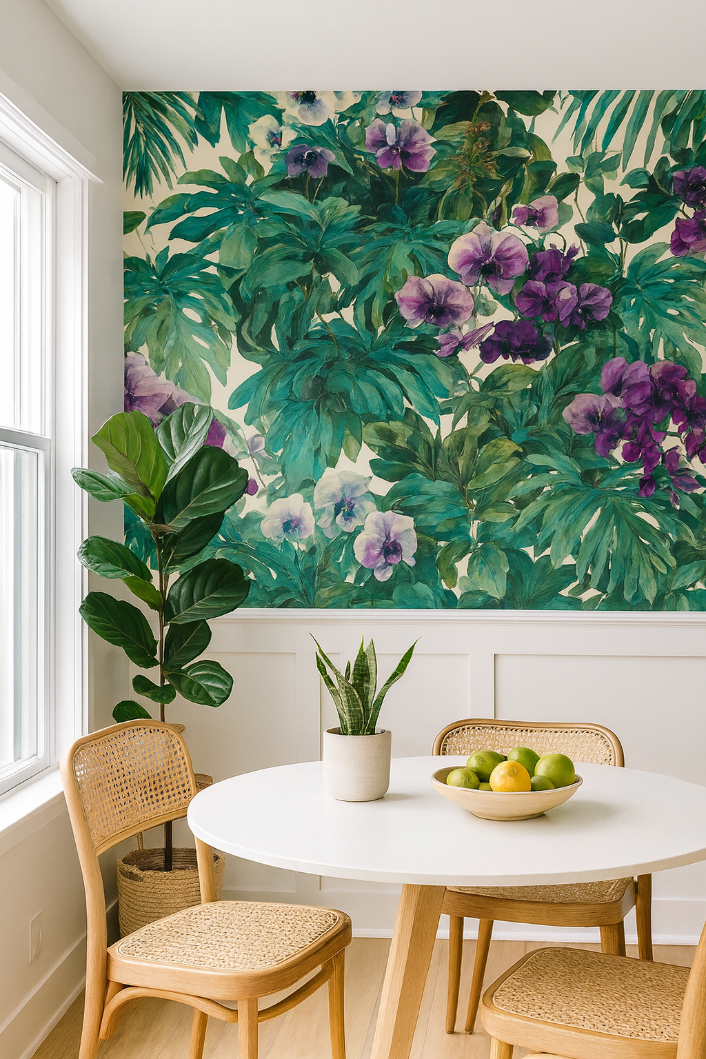 Emerald Cascade Wallpaper