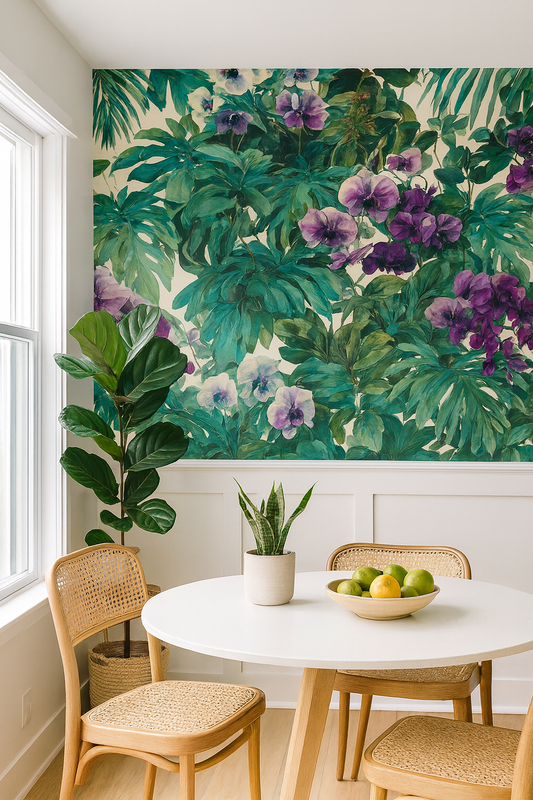 Emerald Cascade Wallpaper