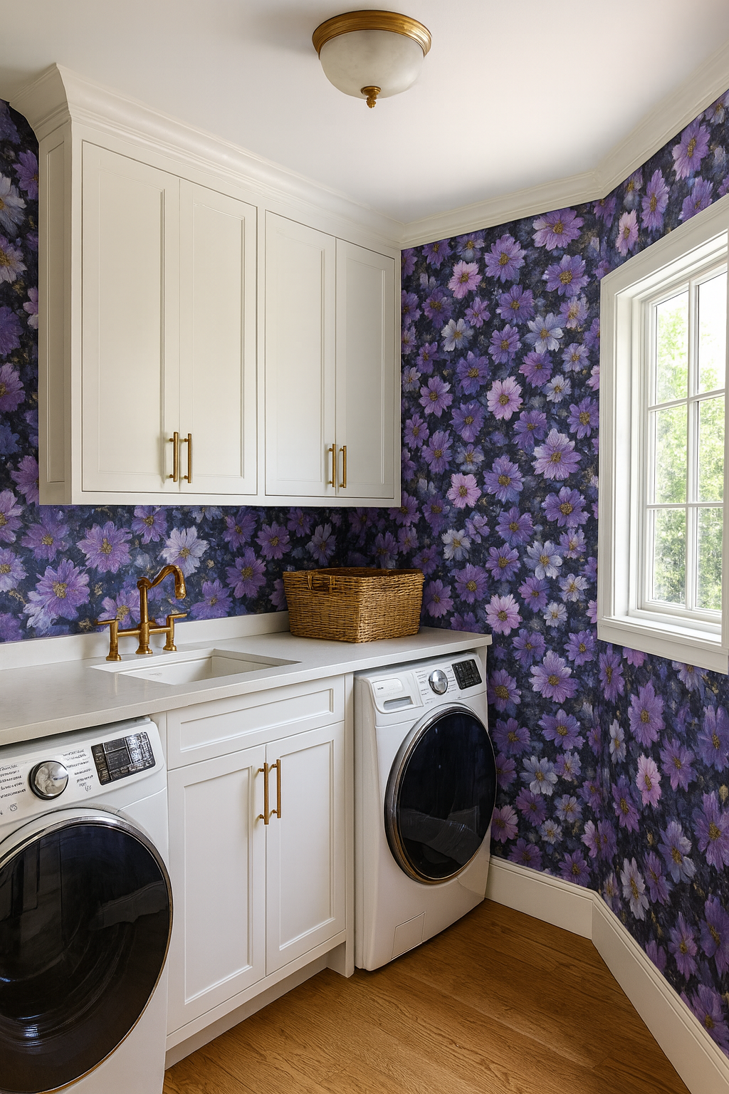 Moonlit Meadow Wallpaper