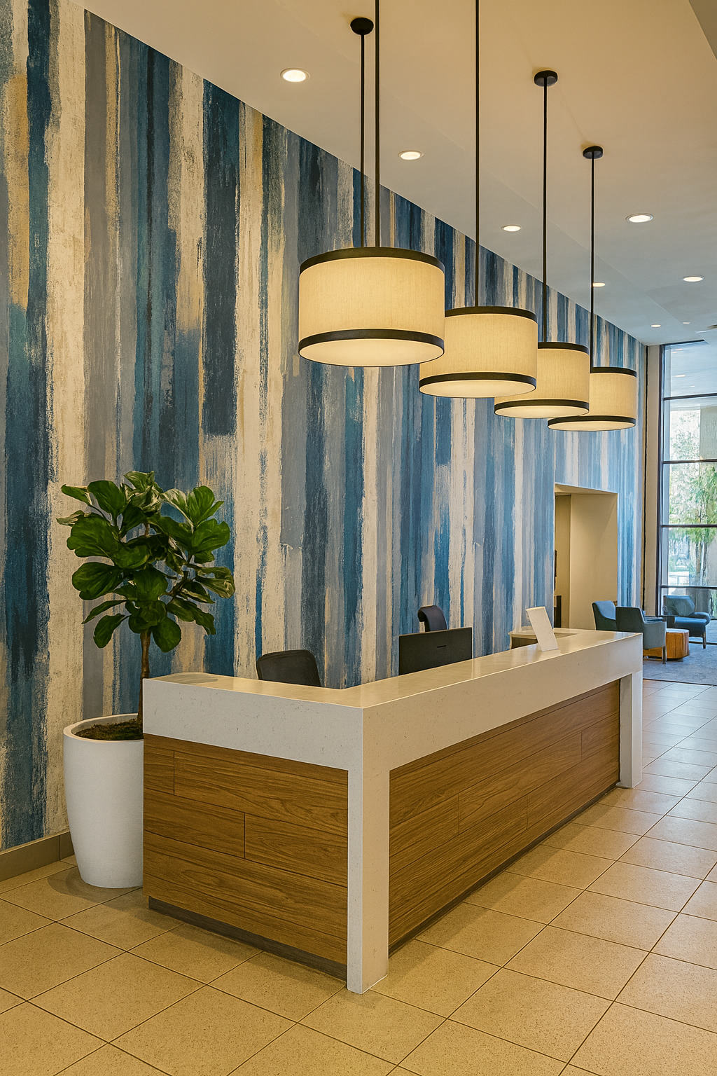 Gouache Drift Wallpaper