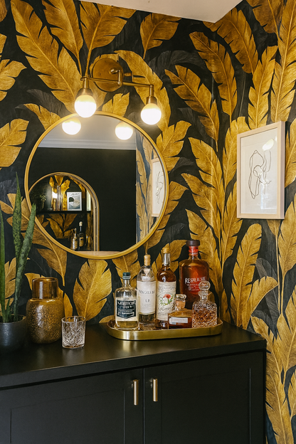 Golden Tropic Wallpaper