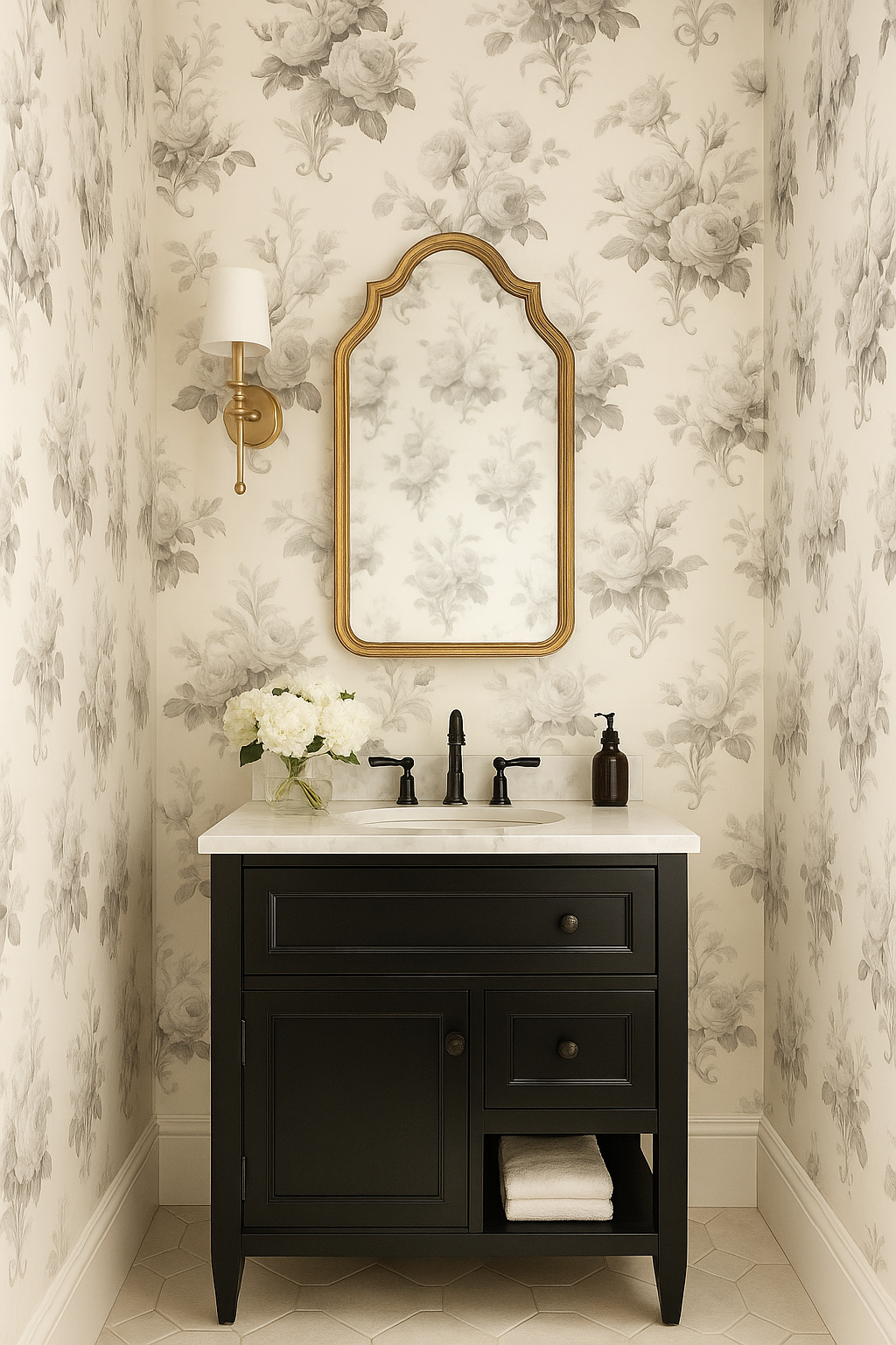 Sepia Bloom Wallpaper