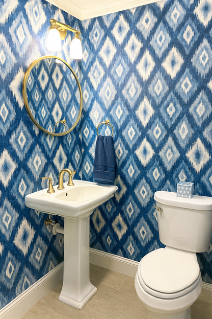 Indigo Mirage Wallpaper