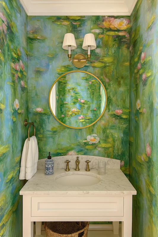 Lily Drift Wallpaper