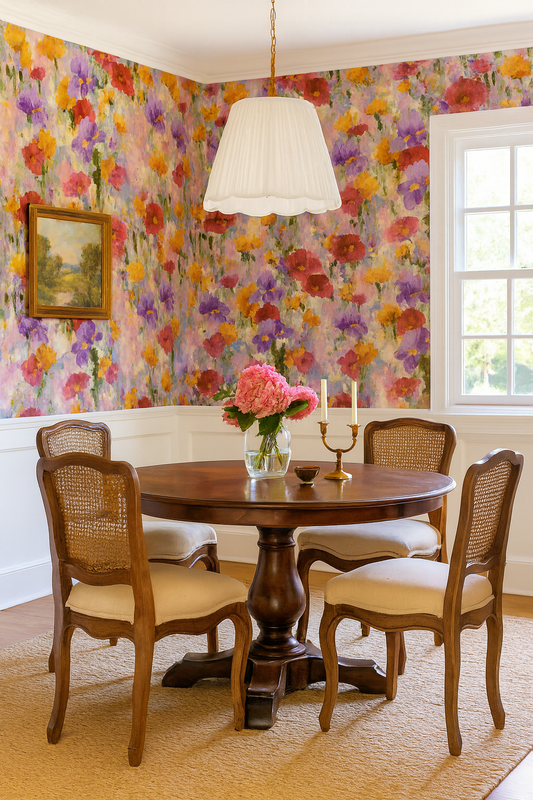 Impressionist Bloom Wallpaper