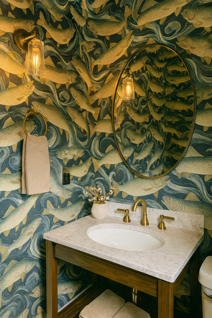 Trout Waltz Wallpaper