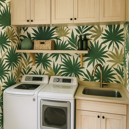 Palm Parade Wallpaper