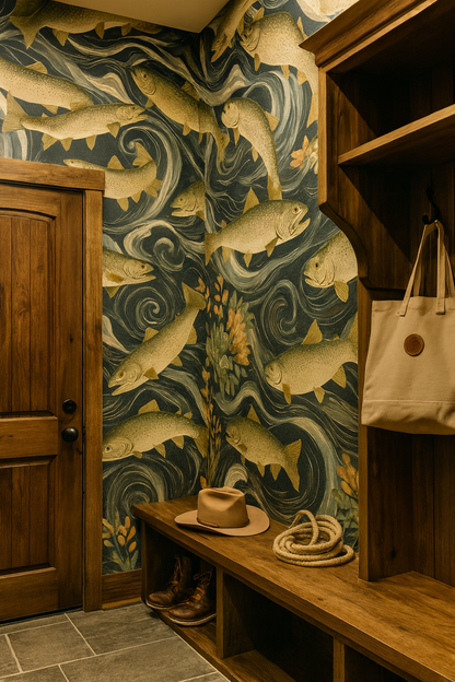 Trout Waltz Wallpaper