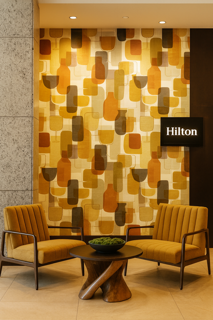 Cabernet Collage Wallpaper