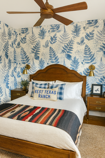 Botanical Blueprint Wallpaper