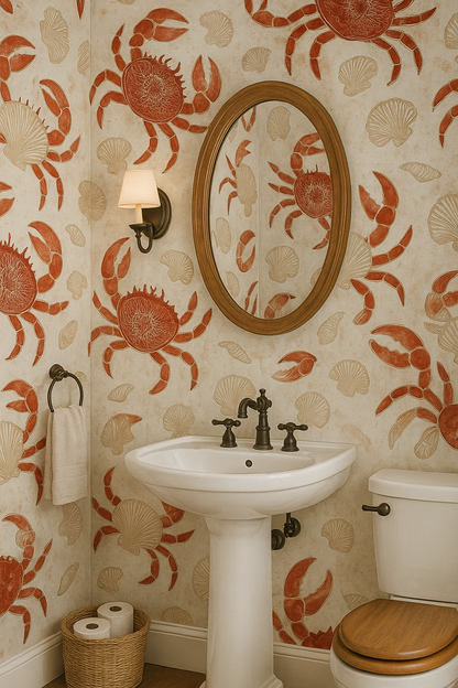 Crabby Coastline Wallpaper