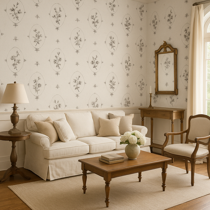 Inked Botanica Wallpaper