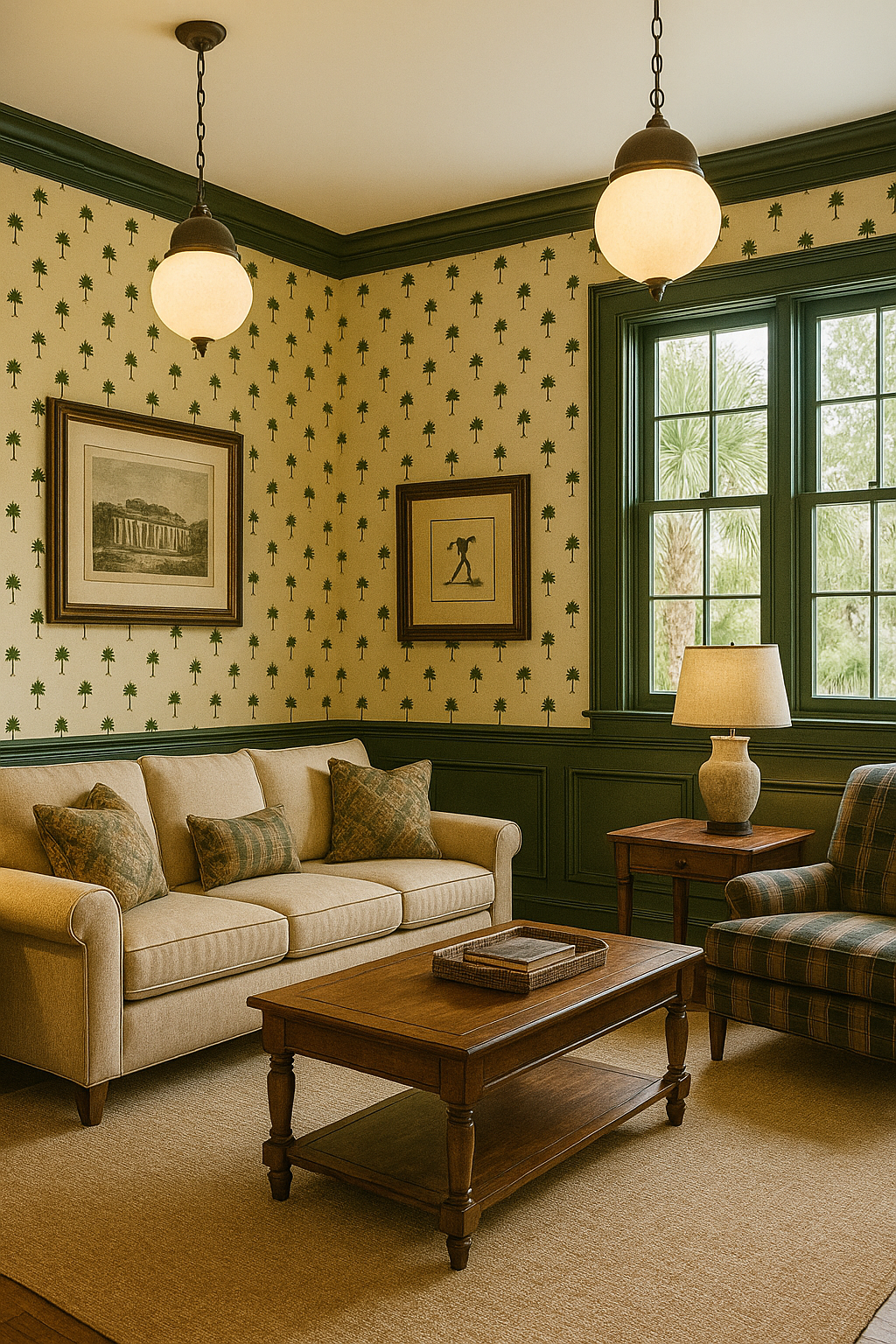 Carolina Palms Wallpaper