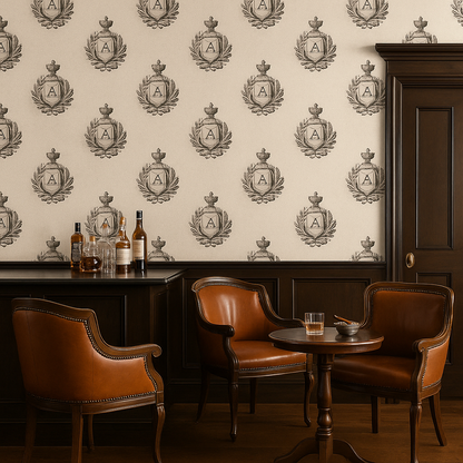 Monogram Manor Wallpaper