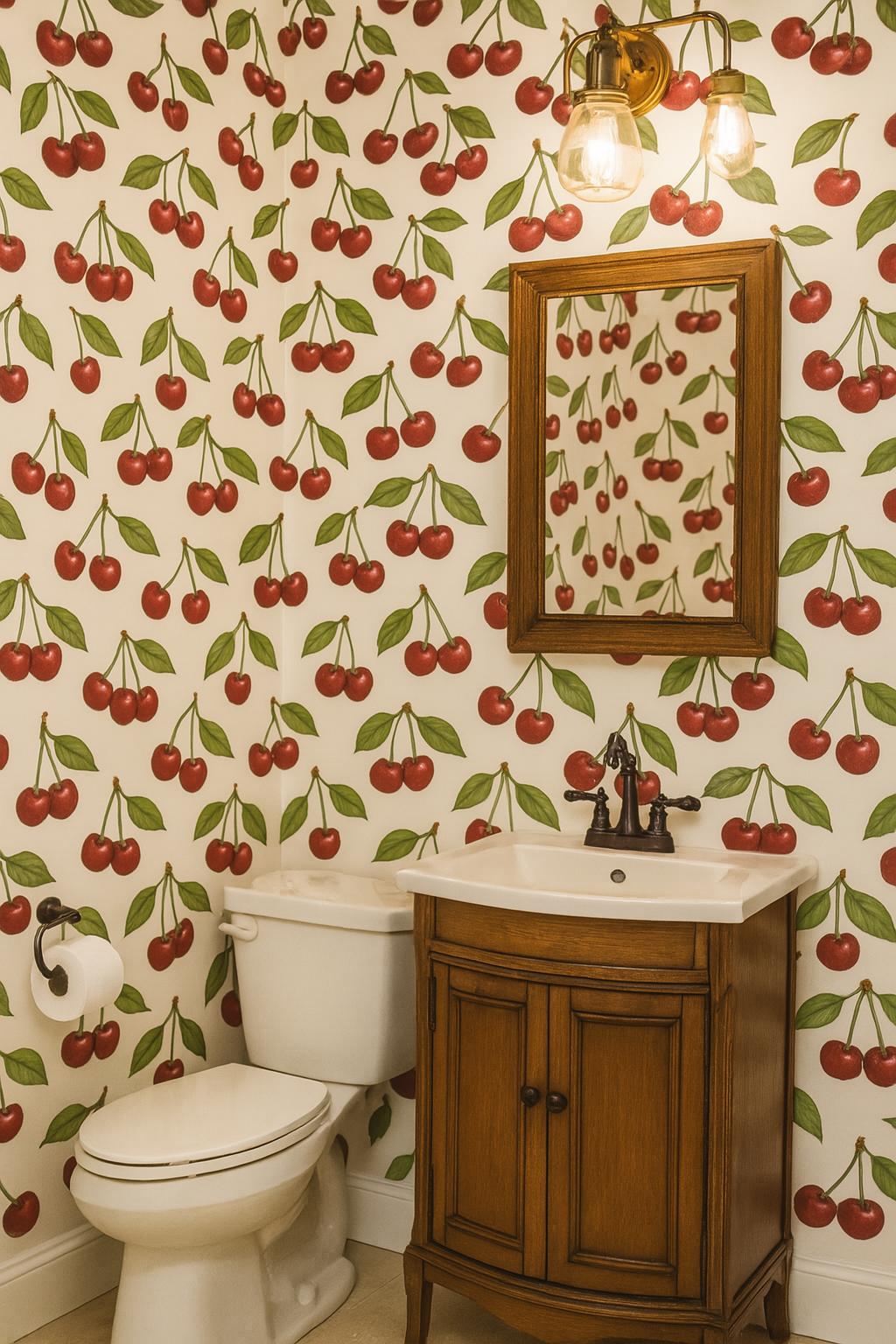 Cherry Bombshell Wallpaper