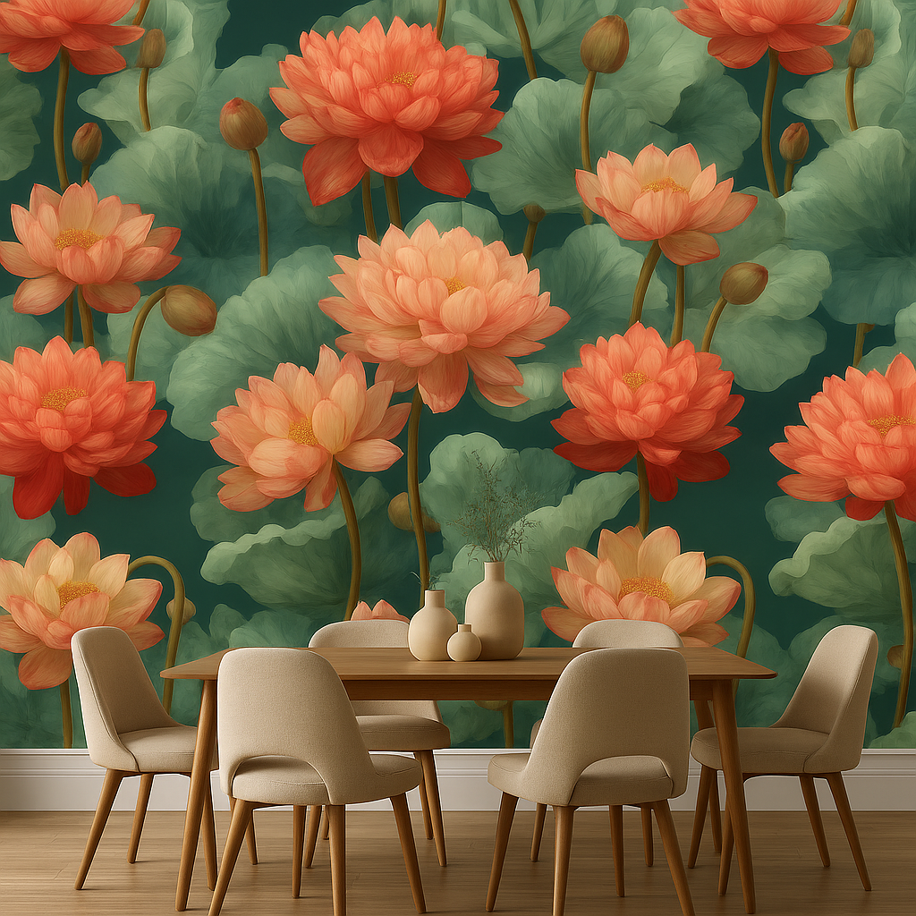 Lotus Reverence Wallpaper