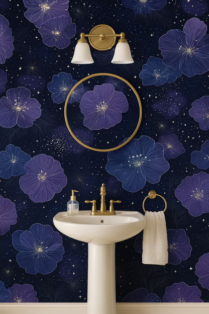 Starflower Veil Wallpaper