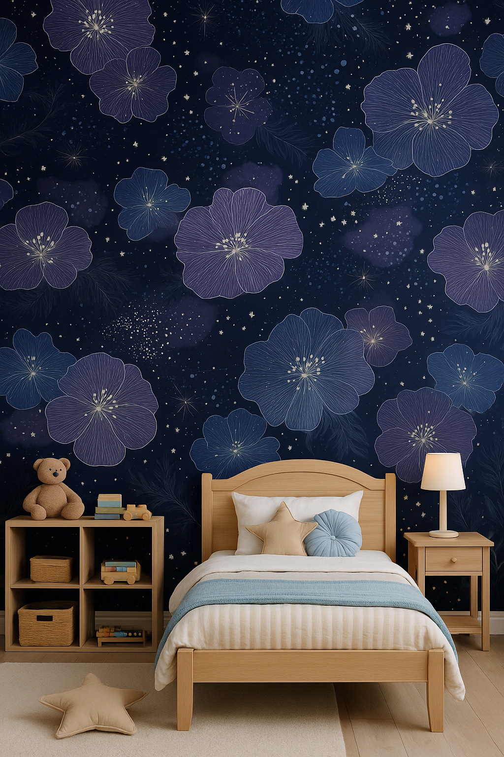 Starflower Veil Wallpaper