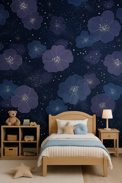 Starflower Veil Wallpaper