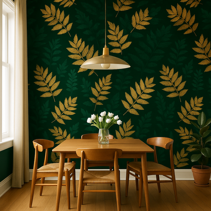 Forest Gild Wallpaper