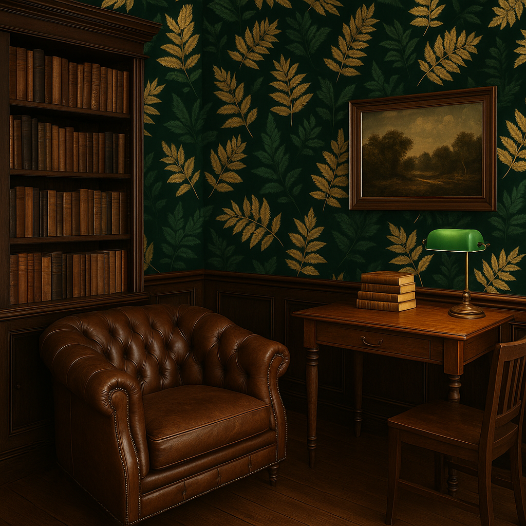 Forest Gild Wallpaper