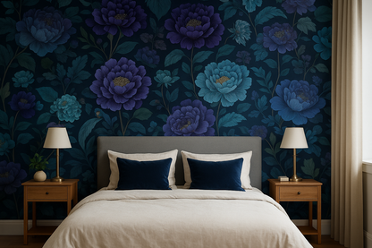 Nightbloom Peony Wallpaper