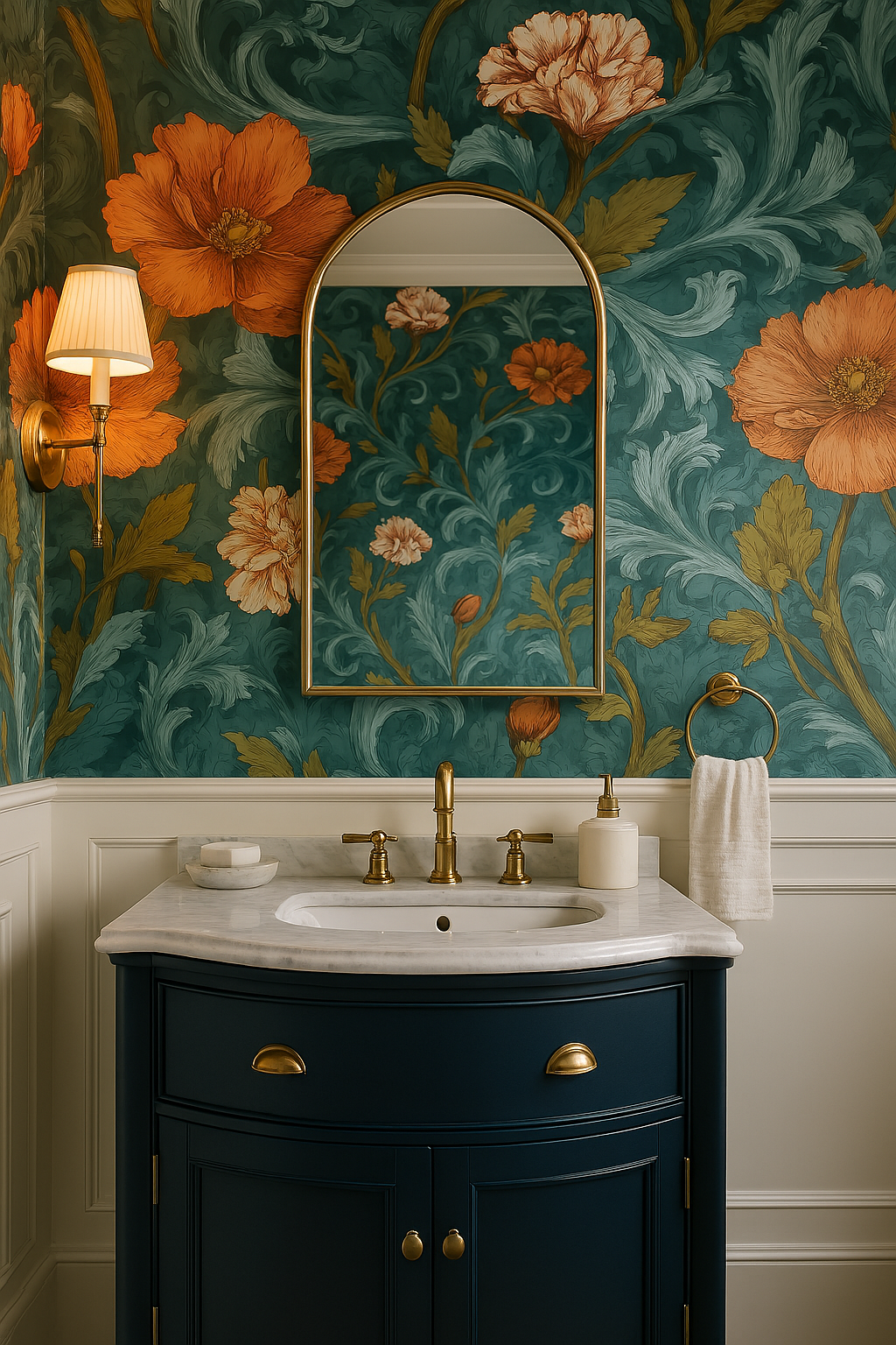 Baroque Bloom Wallpaper