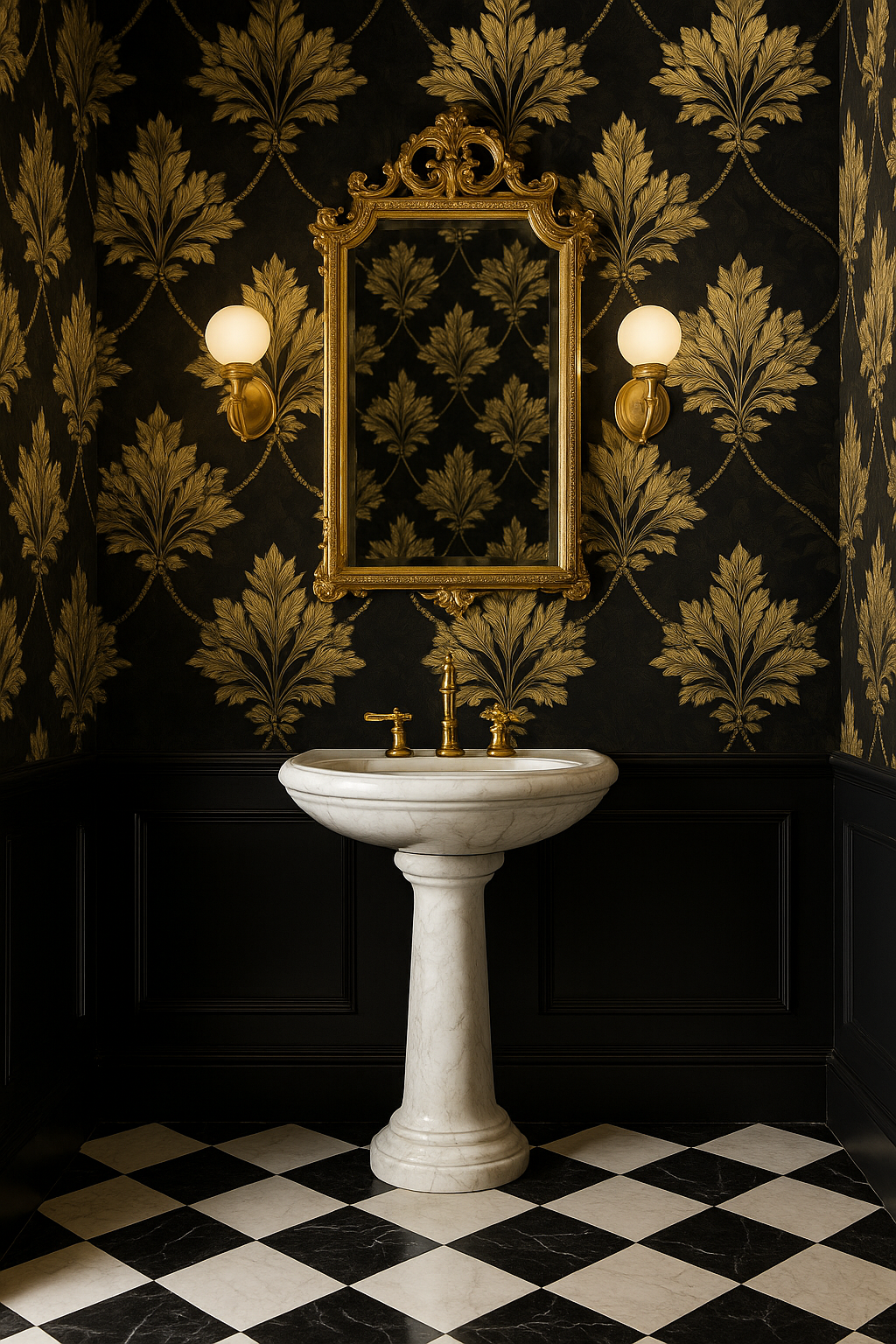 Gilded Fleur Wallpaper