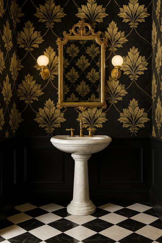 Gilded Fleur Wallpaper