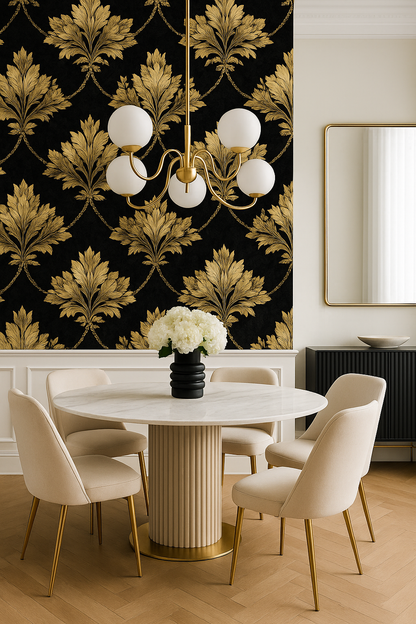 Gilded Fleur Wallpaper