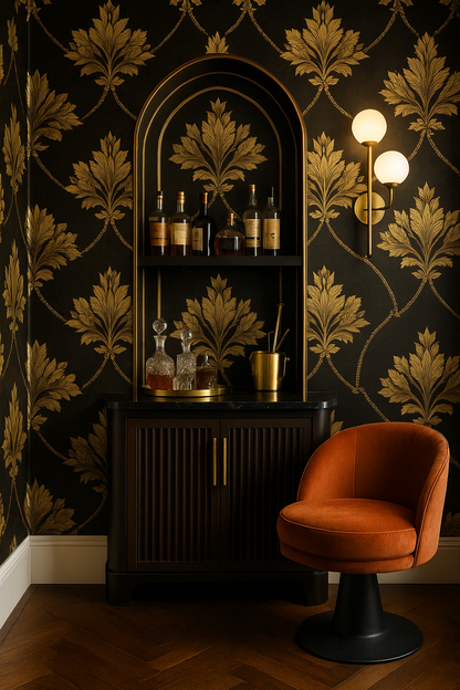 Gilded Fleur Wallpaper