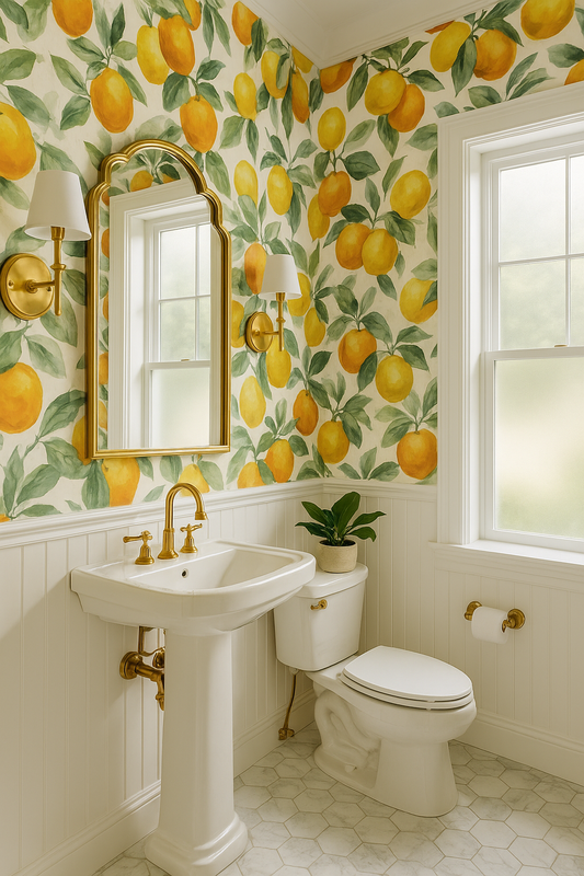 Amalfi Orchard Wallpaper