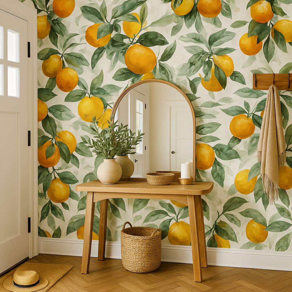 Amalfi Orchard Wallpaper