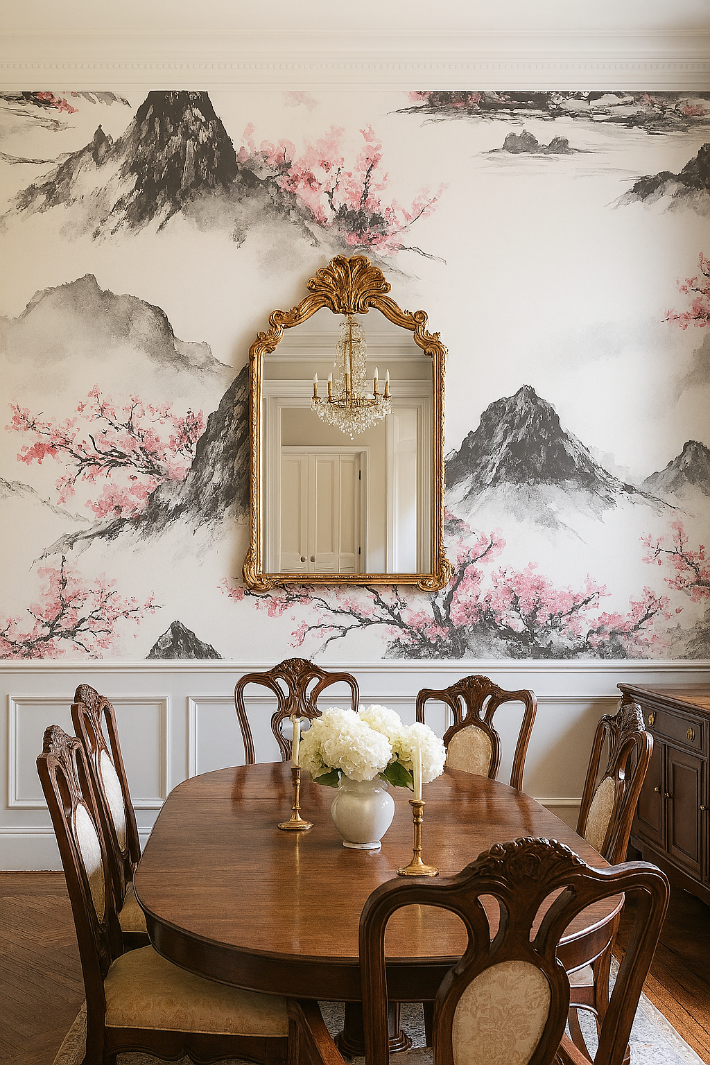 Hanami Mist Wallpaper