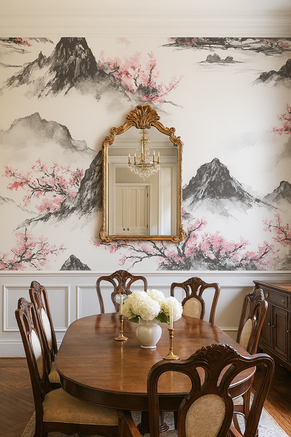 Hanami Mist Wallpaper