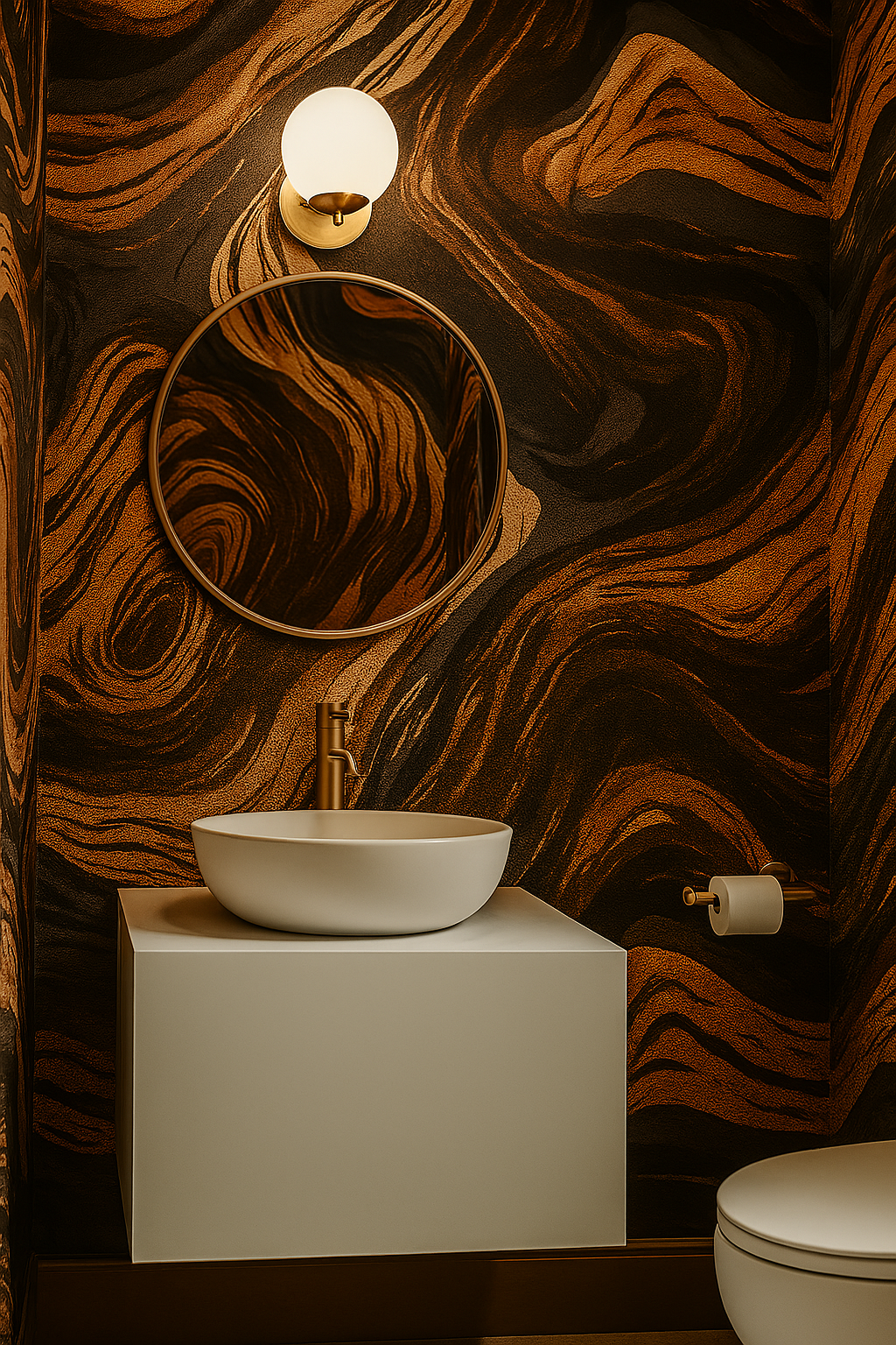 Espresso Vein Wallpaper